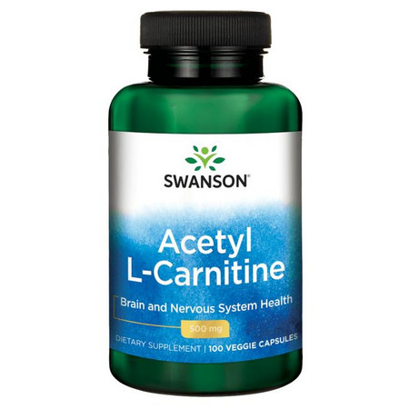 Swanson Acetyl L-Carnitine Doplněk stravy pro zdraví mozku a nervového systému