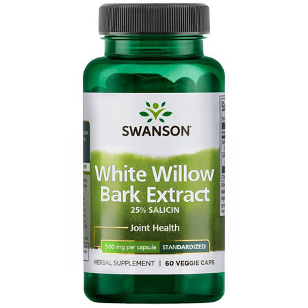 Swanson Maximum Power White Willow Bark Doplněk stravy pro podporu kloubů