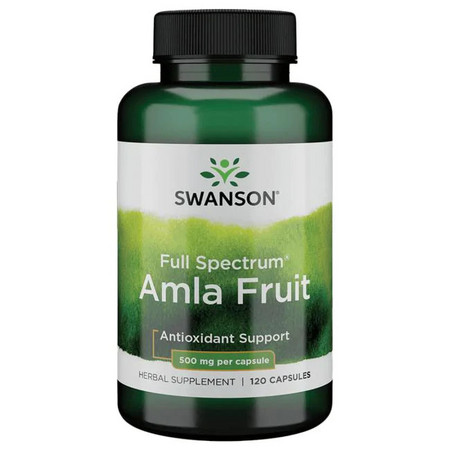 Swanson Full Spectrum Amla Fruit (Indian Gooseberry) Doplnok stravy s antioxidantmi