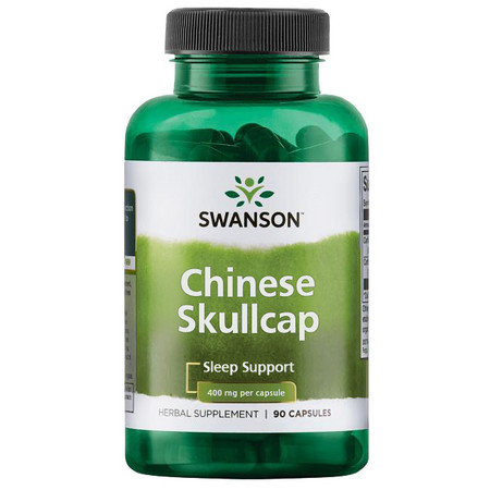 Swanson Full-Spectrum Chinese Skullcap Doplnok stravy na podporu spánku