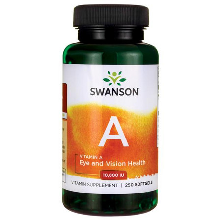 Swanson Vitamin A Doplnok stravy pre zdravie očí a zraku