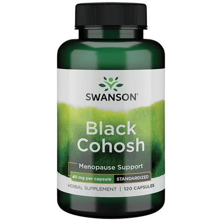Swanson Black Cohosh Doplněk stravy pro podporu v období menopauzy