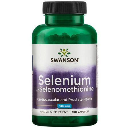 Swanson Selenium L-Selenomethionine cardiovascular and prostate health