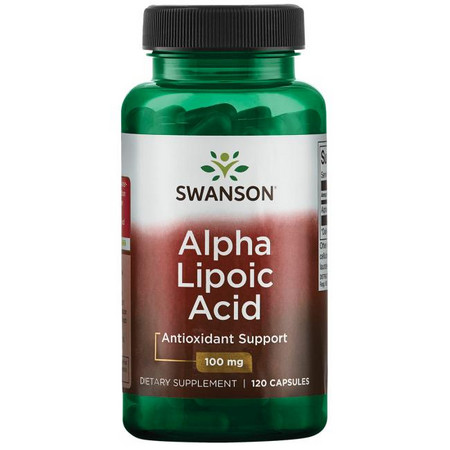 Swanson Alpha Lipoic Acid Doplněk stravy s antioxidanty