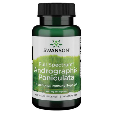 Swanson Full Spectrum Andrographis Paniculata Doplněk stravy pro podporu imunity