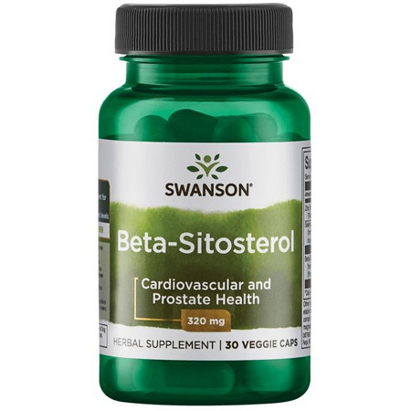 Swanson High Potency Beta-Sitosterol Doplněk stravy pro kardiovaskulární zdraví a prostatu