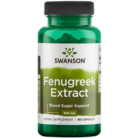 Swanson Fenugreek Extract Doplněk stravy pro podporu krevního cukru