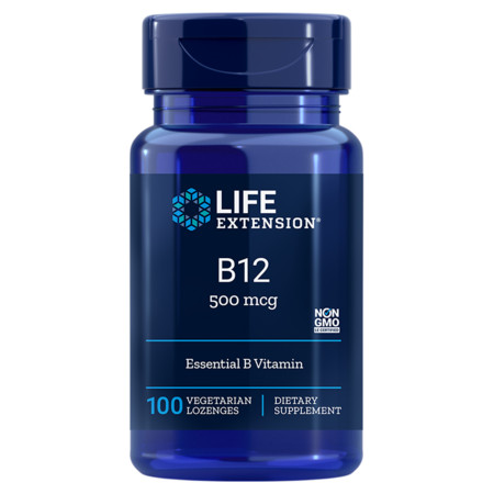 Life Extension Vitamin B12 podpora zdravia mozgu a srdca