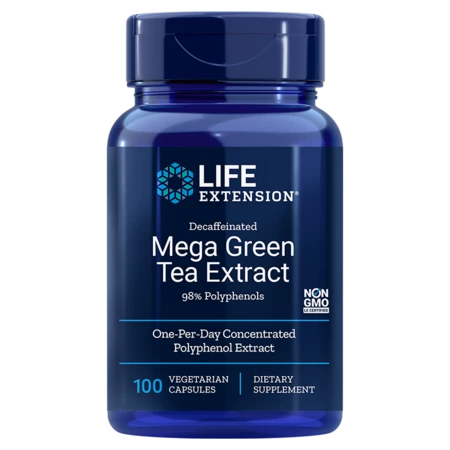Life Extension Decaffeinated Mega Green Tea Extract antioxidative Unterstützung