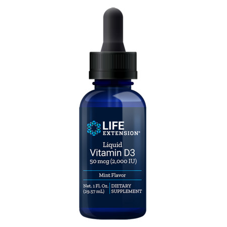 Life Extension Liquid Vitamin D3 liquid vitamin D3 helps maintain bone health