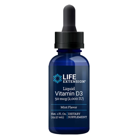 Life Extension Liquid Vitamin D3 flüssiges Vitamin D3 hilft, die Knochengesundheit zu erhalten