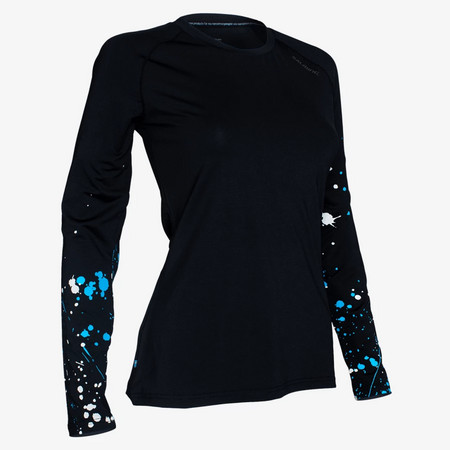 Salming Lugnet LS Women Black Functional long-sleeve running shirt
