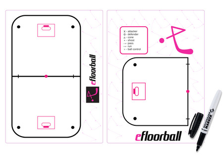 Necy FLOORBALL PITCH 3.0 Floorball Coaching Bord