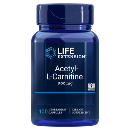 Life Extension ACETYL L CARNITINE Pre bunkový metabolizmus, vitalitu a podporu proti starnutiu