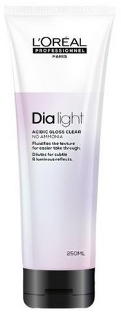 L'Oréal Professionnel Dia Light Acidic Gloss Clear číra, bezfarebná farba na vlasy