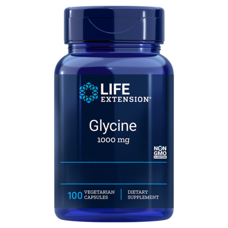 Life Extension Glycine Aminosäure, die einen gesunden Schlaf fördert