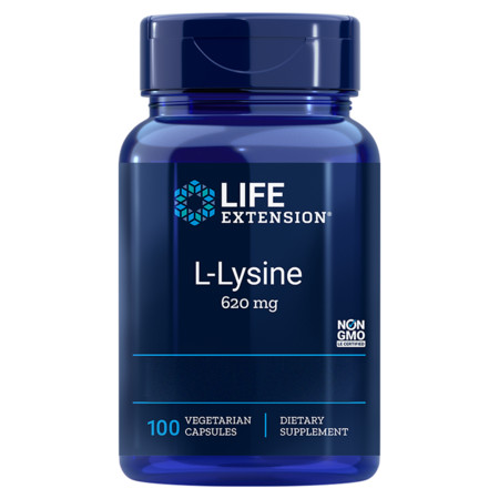 Life Extension L-Lysine Esenciálna aminokyselina pre zdravú dusíkovú rovnováhu