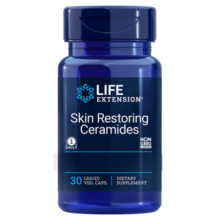 Life Extension Skin Restoring Ceramides Doplnok stravy pre redukciu jemných línií a vrások