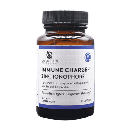 Quicksilver Scientific IMMUNE CHARGE+® Zinc Ionophore zinc supplement for powerful immune support