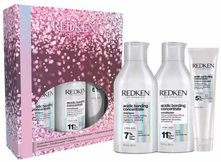 Redken Acidic Bonding Concentrate Acidic Bonding Concentrate Set gift set for restoring hair bonds