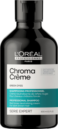 L'Oréal Professionnel Série Expert Chroma Crème Green Shampoo grünes Shampoo, das rote aufhellende Basen neutralisiert