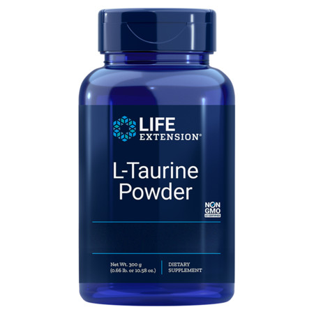 Life Extension L-Taurine Powder Doplněk stravy pro kardiovaskulární zdraví