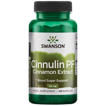 Swanson Cinnulin PF Cinnamon Extract Doplnok stravy pre podporu krvného cukru