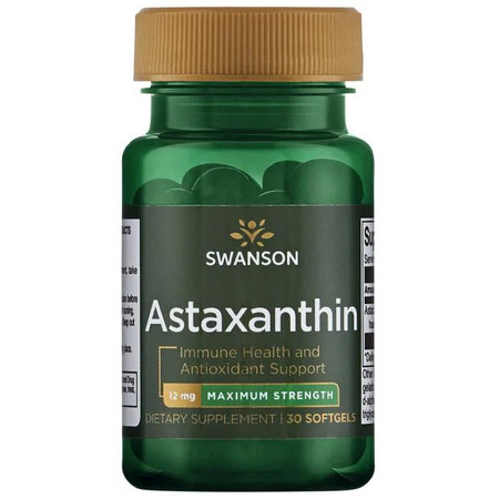 Swanson Astaxanthin Doplněk stravy s obsahem Astaxanthinu