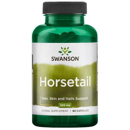 Swanson Horsetail Doplněk stravy pro zdraví vlasů, pokožky a nehtů