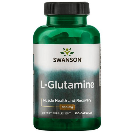 Swanson L-Glutamine Doplněk stravy pro podporu svalů