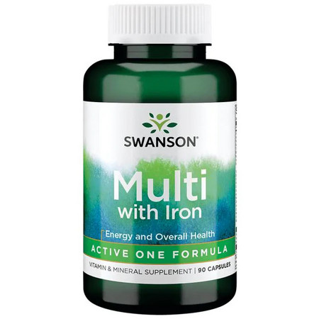 Swanson Multi with Iron - Active One Formula energie a celkové zdravie