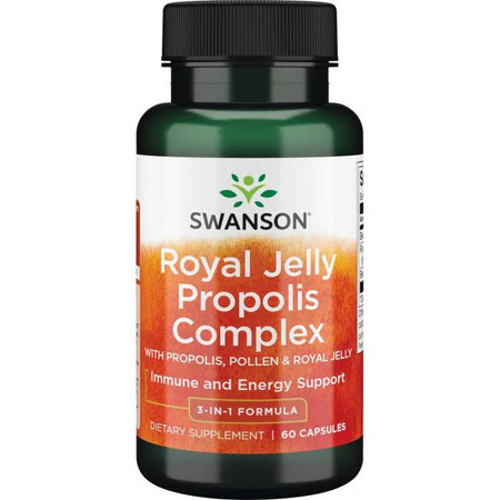 Swanson Royal Jelly Propolis Complex Doplněk stravy pro podporu imunity