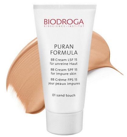 Biodroga Puran Formula BB Cream SPF 15 BB Cream LSF 15 für unreine Haut