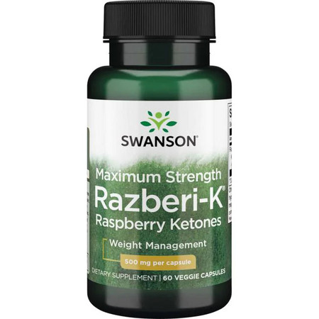 Swanson Razberi-K Raspberry Ketones Doplněk stravy pro regulaci hmotnosti