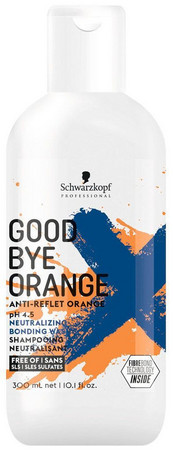 Schwarzkopf Professional Good Bye Orange Shampoo shampoo against orange and red tones