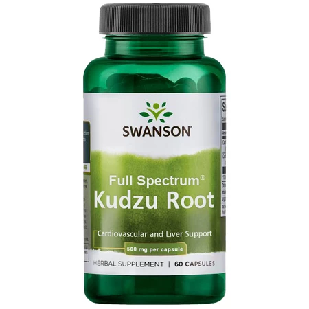 Swanson Kudzu Root Doplněk stravy pro kardiovaskulární zdraví a játra