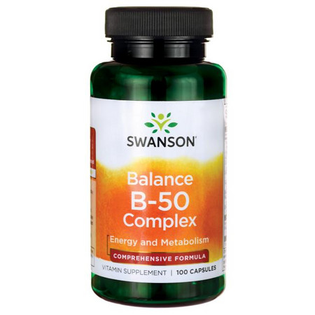 Swanson Balance B-50 Complex Doplněk stravy pro energii a podporu metabolismu