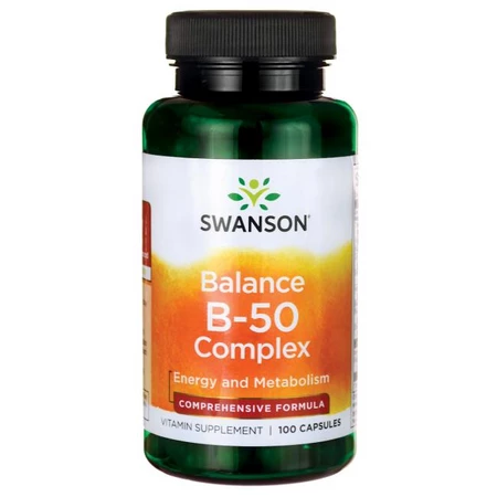 Swanson Balance B-50 Complex Doplněk stravy pro energii a podporu metabolismu
