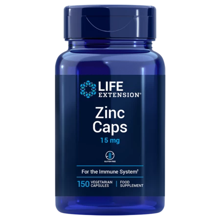 Life Extension Zinc Caps Nahrungsergänzungsmittel zur Unterstützung des Immunsystems