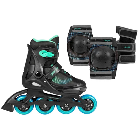 Powerslide Playlife Joker Blue Sky Combo Children's roller skates + protectors