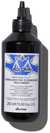 Davines NaturalTech Rebalancing Cleansing Treatment čisticí péče pro mastnou vlasovou pokožku
