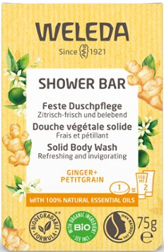 Weleda Shower Bar Ginger citrusové osvěžující mýdlo