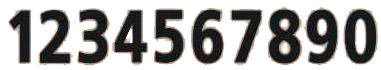 Necy Small numbers PROFI Print