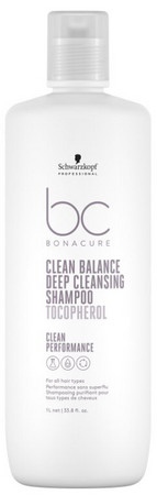 Schwarzkopf Professional Bonacure Clean Balance Deep Cleansing Shampoo deep cleansing shampoo