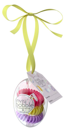 Invisibobble Easter Egg gift set of spiral hair ties
