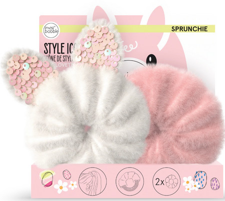 Invisibobble Easter Cotton Candy Geschenkset mit Haarbändern aus Stoff