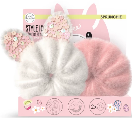 Invisibobble Easter Cotton Candy gift set of fabric hair bands
