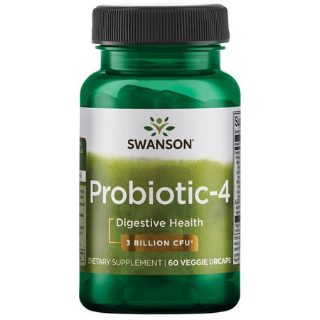 Swanson ProBiotic-4 Doplněk stravy pro zdravé trávení
