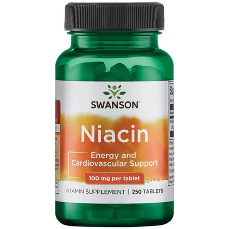 Swanson Niacin (Vitamin B-3) Doplnok stravy s obsahom vitamínu B