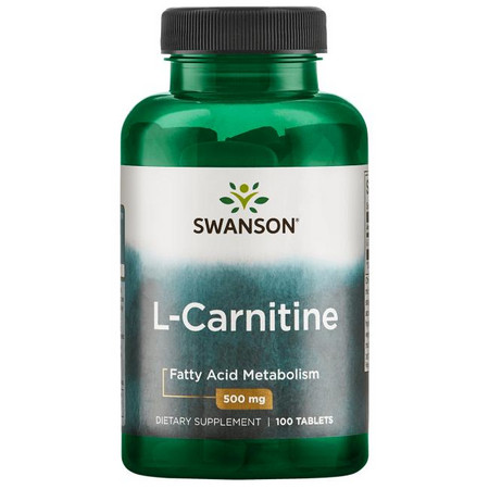 Swanson L-Carnitine Doplněk stravy pro podporu metabolismu mastných kyselin